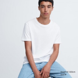 Uniqlo Dry Color Crew Neck Short-Sleeve レディース Tシャツ 白 | 8098364