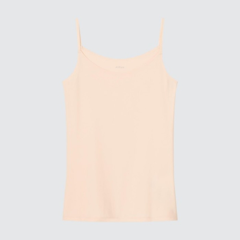 Uniqlo AIRism Camisole レディース タンクトップ ブラウン | 5391967