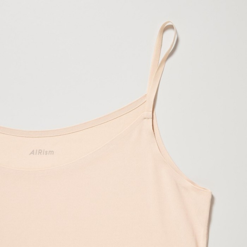 Uniqlo AIRism Camisole レディース タンクトップ ブラウン | 5391967