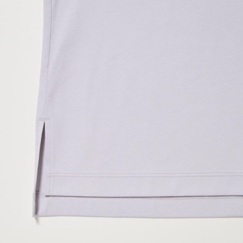 Uniqlo AIRism Cotton Short Sleeve レディース Tシャツ ピンク | 7323773