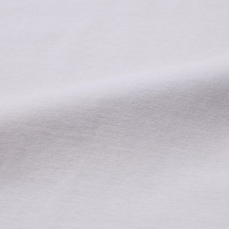 Uniqlo AIRism Cotton Short Sleeve レディース Tシャツ ピンク | 7323773