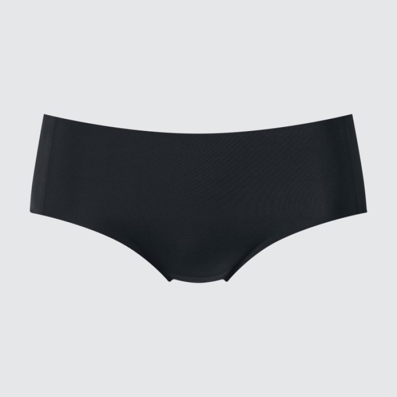 Uniqlo AIRism Ultra Seamless Hiphugger レディース ブリーフ 黒 | 1089149