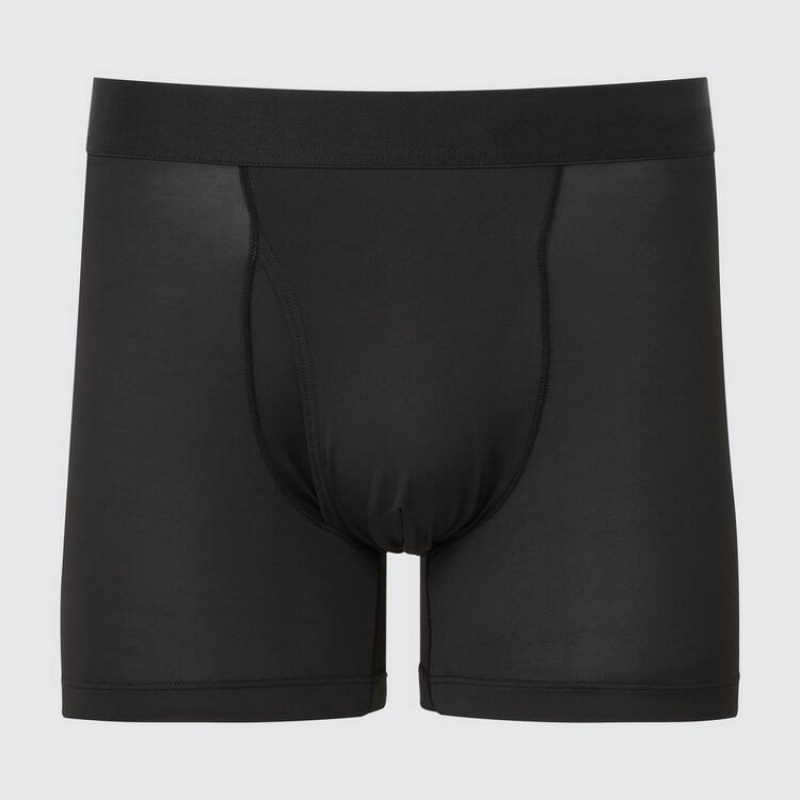 Uniqlo Airism Boxers メンズ ランジェリー 黒 | 2894861