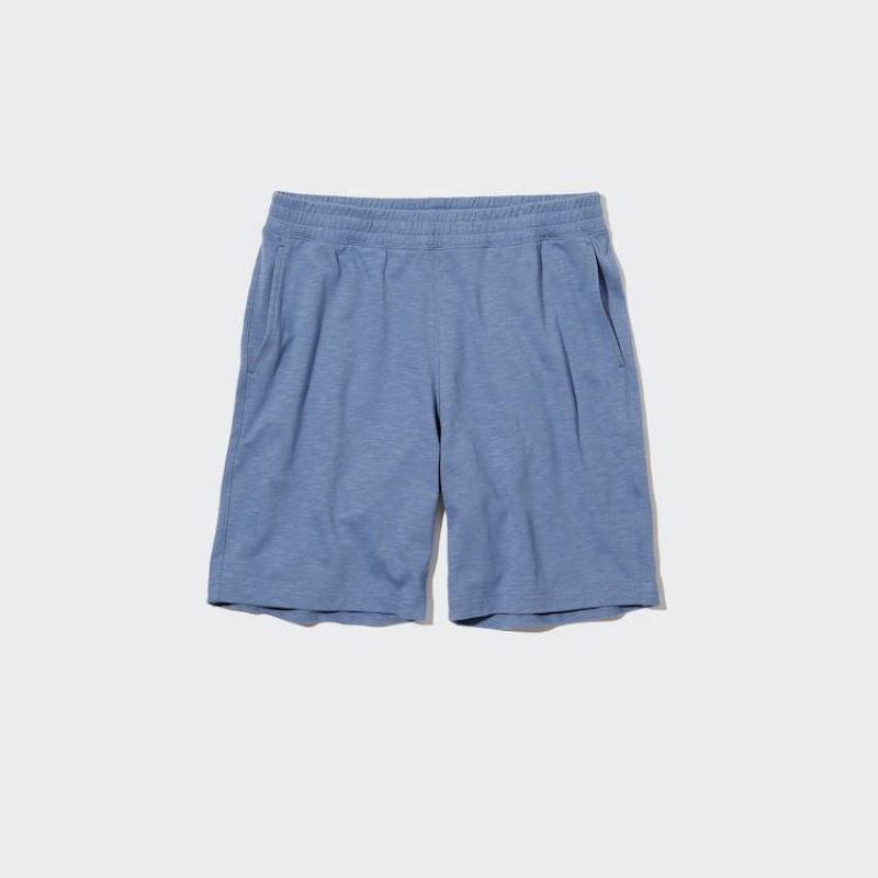 Uniqlo Airism Cotton メンズ ショートパンツ 青 | 554464