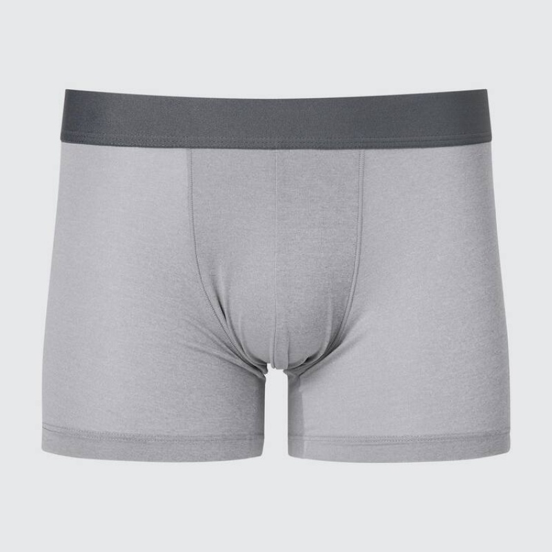 Uniqlo Airism Heather Low Rise Boxers メンズ ランジェリー グレー | 3619196