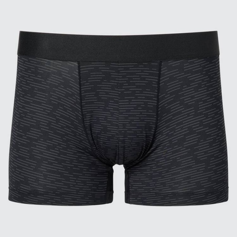 Uniqlo Airism Low Rise Boxers メンズ ランジェリー 黒 | 1858100