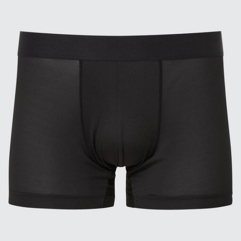 Uniqlo Airism Low Rise Boxers メンズ ランジェリー 黒 | 464965