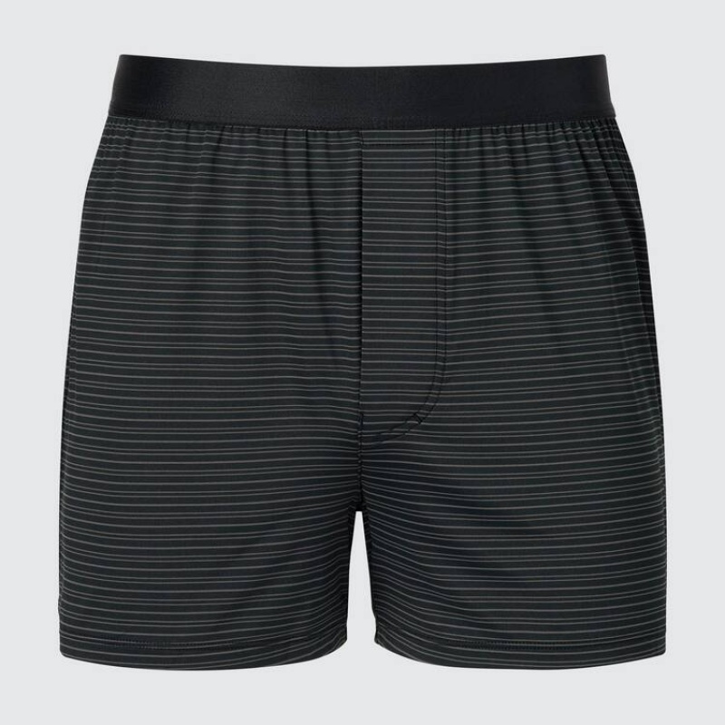 Uniqlo Airism Trunks メンズ ランジェリー 黒 | 1629507