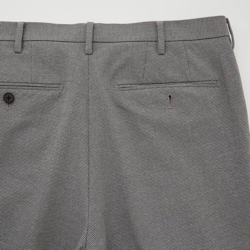 Uniqlo Airsense Ultra Light Houndstooth メンズ パンツ グレー | 6358299