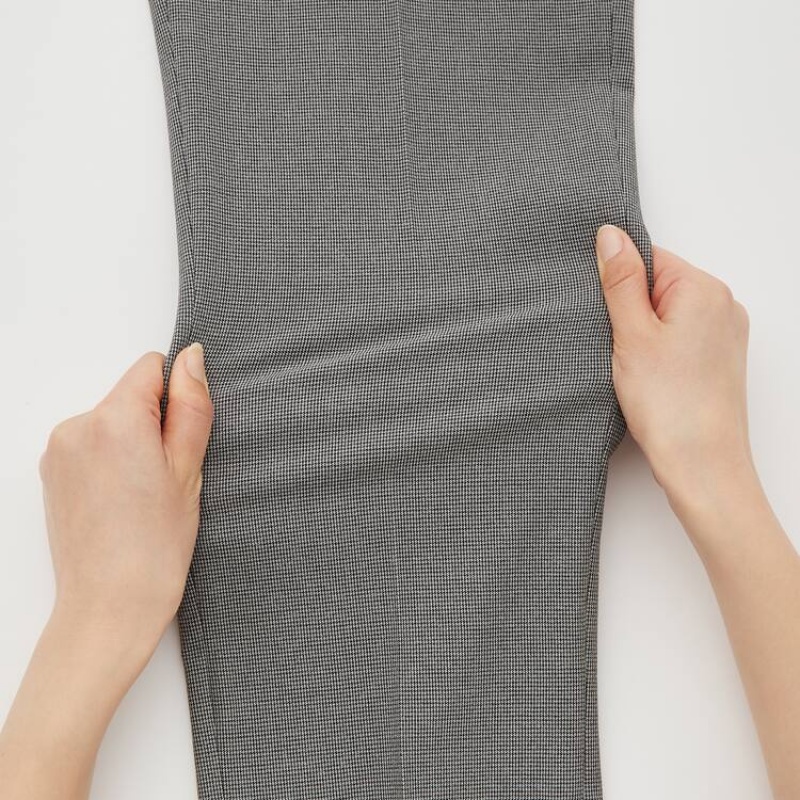 Uniqlo Airsense Ultra Light Houndstooth メンズ パンツ グレー | 6358299