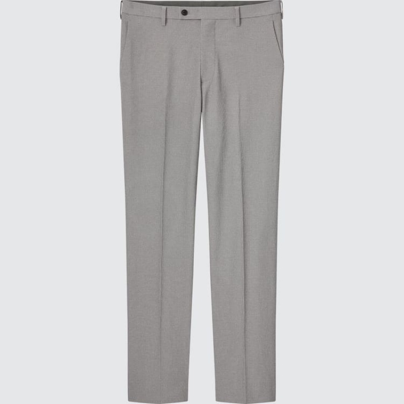 Uniqlo Airsense Ultra Light Houndstooth メンズ パンツ グレー | 6358299