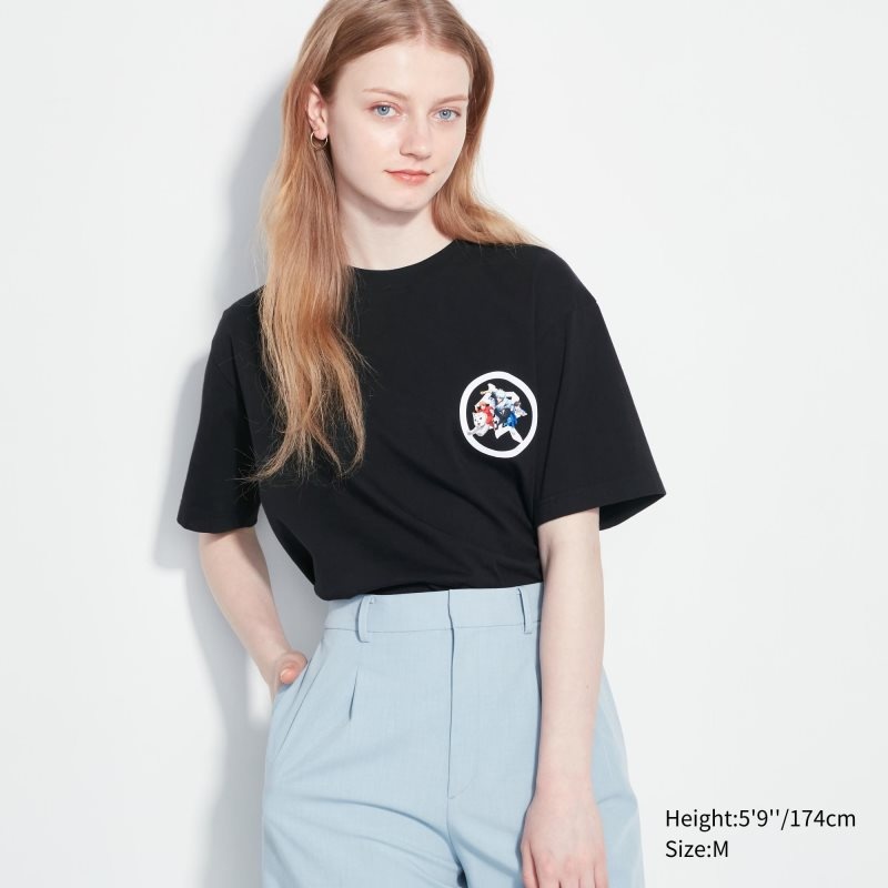 Uniqlo Anime Gintama Ut Short-sleeve Graphic メンズ Tシャツ 黒 | 7760523