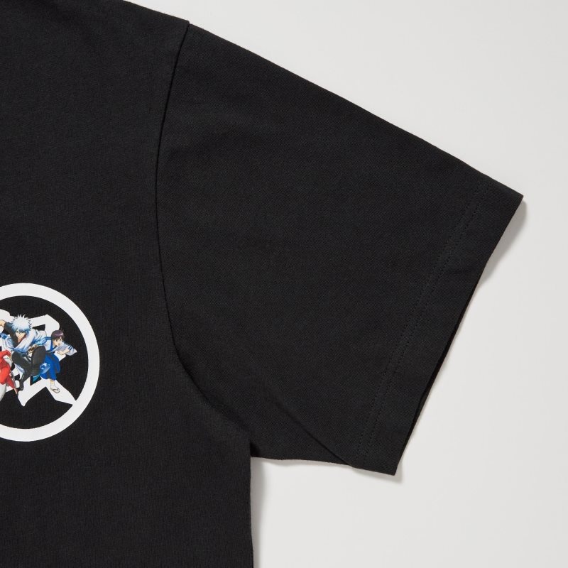 Uniqlo Anime Gintama Ut Short-sleeve Graphic メンズ Tシャツ 黒 | 7760523