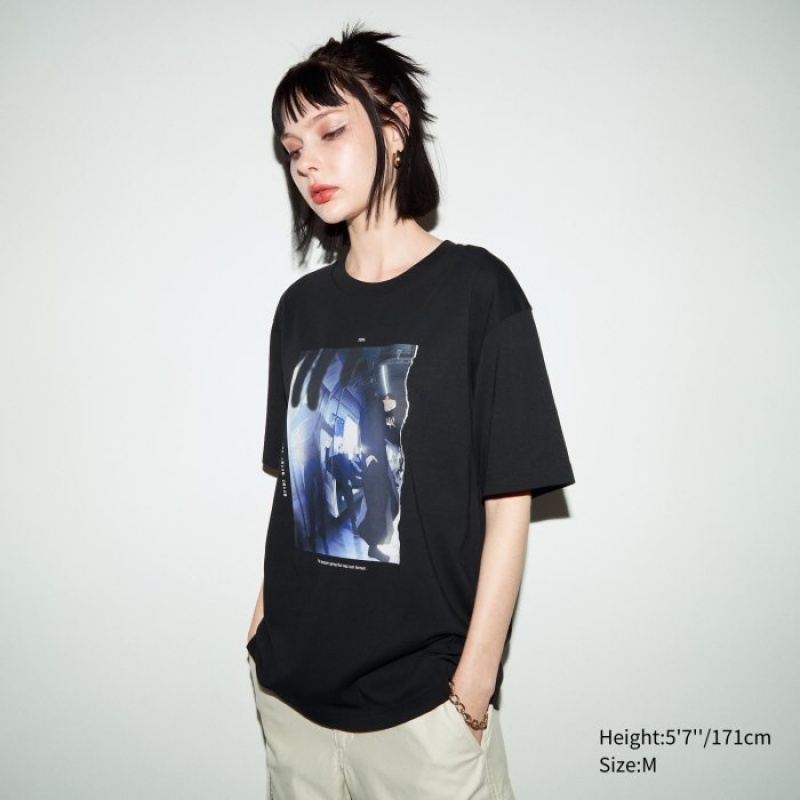 Uniqlo Anime JUJUTSU KAISEN Season 2 UT Short-Sleeve レディース Tシャツ 黒 | 2826482