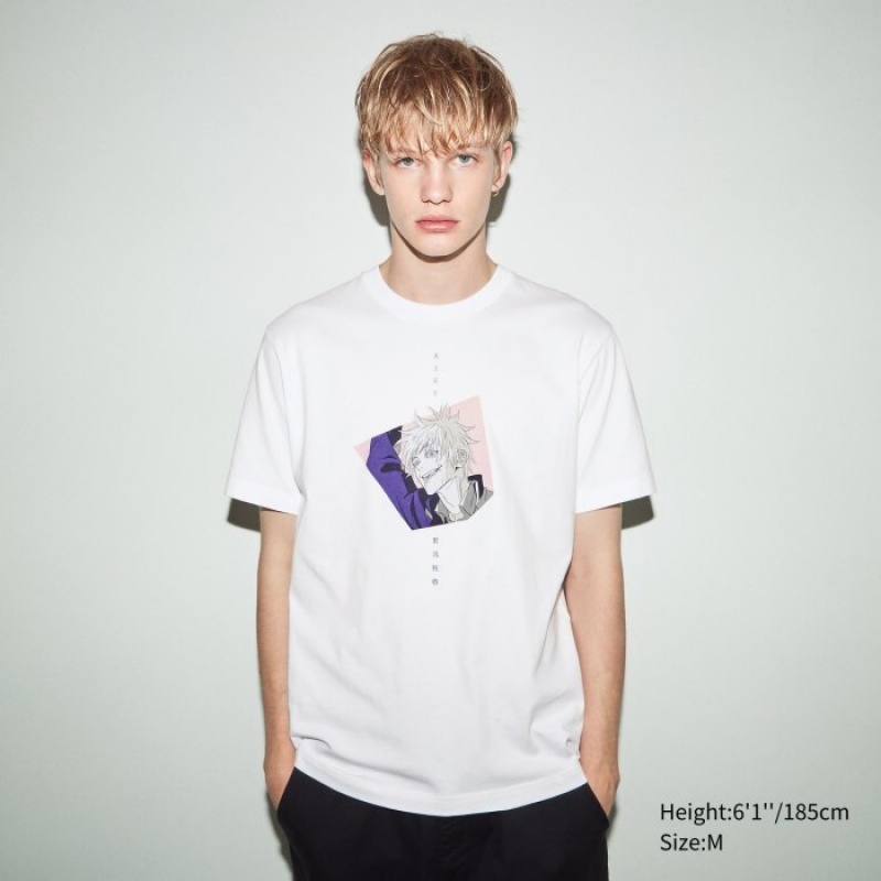 Uniqlo Anime JUJUTSU KAISEN Season 2 UT Short-Sleeve レディース Tシャツ 白 | 3137365