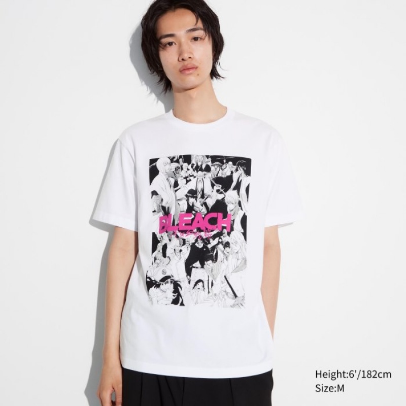 Uniqlo BLEACH: Thousand-Year Blood War UT Short-Sleeve レディース Tシャツ 白 | 4350003