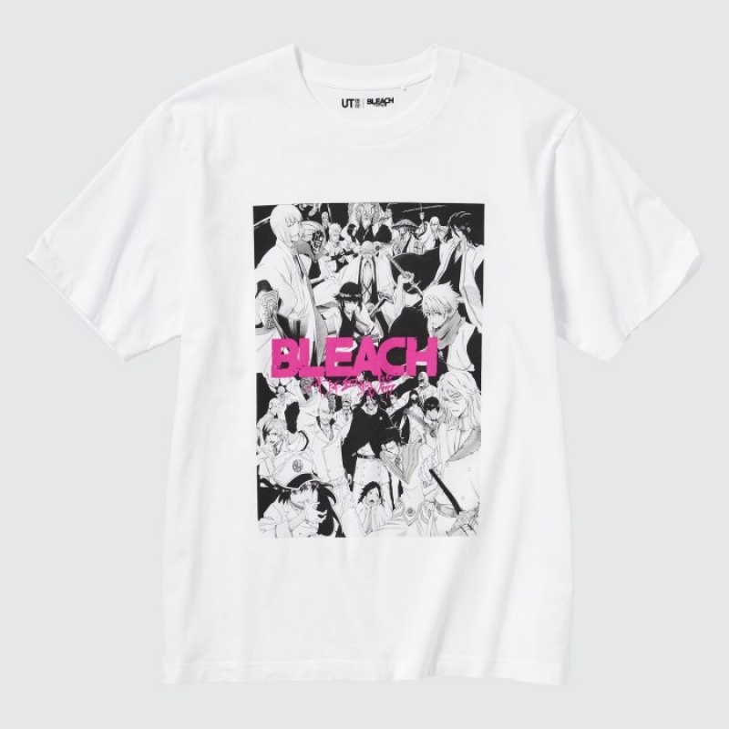 Uniqlo BLEACH: Thousand-Year Blood War UT Short-Sleeve レディース Tシャツ 白 | 4350003