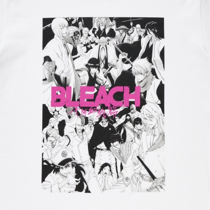 Uniqlo BLEACH: Thousand-Year Blood War UT Short-Sleeve レディース Tシャツ 白 | 4350003