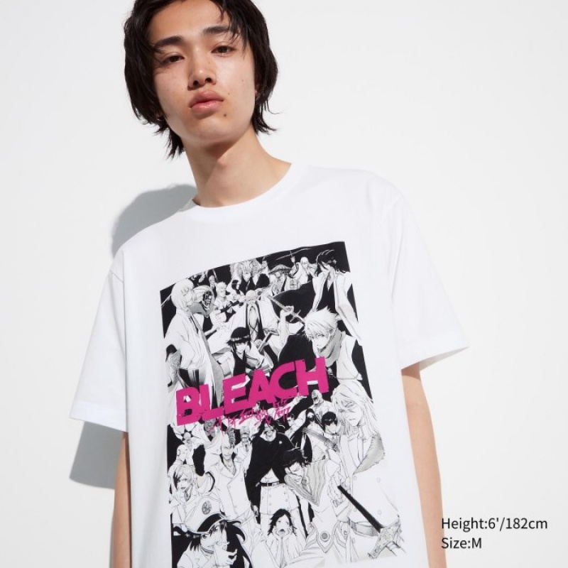 Uniqlo BLEACH: Thousand-Year Blood War UT Short-Sleeve レディース Tシャツ 白 | 4350003