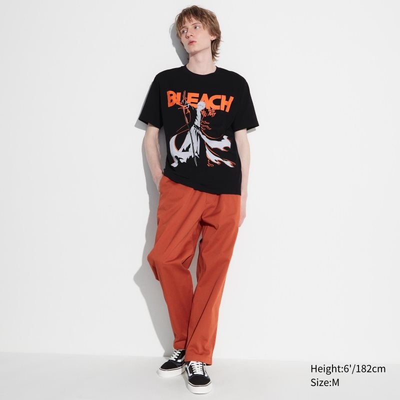 Uniqlo Bleach: Thousand-year Blood War Ut Short-sleeve Graphic メンズ Tシャツ 黒 | 4374373