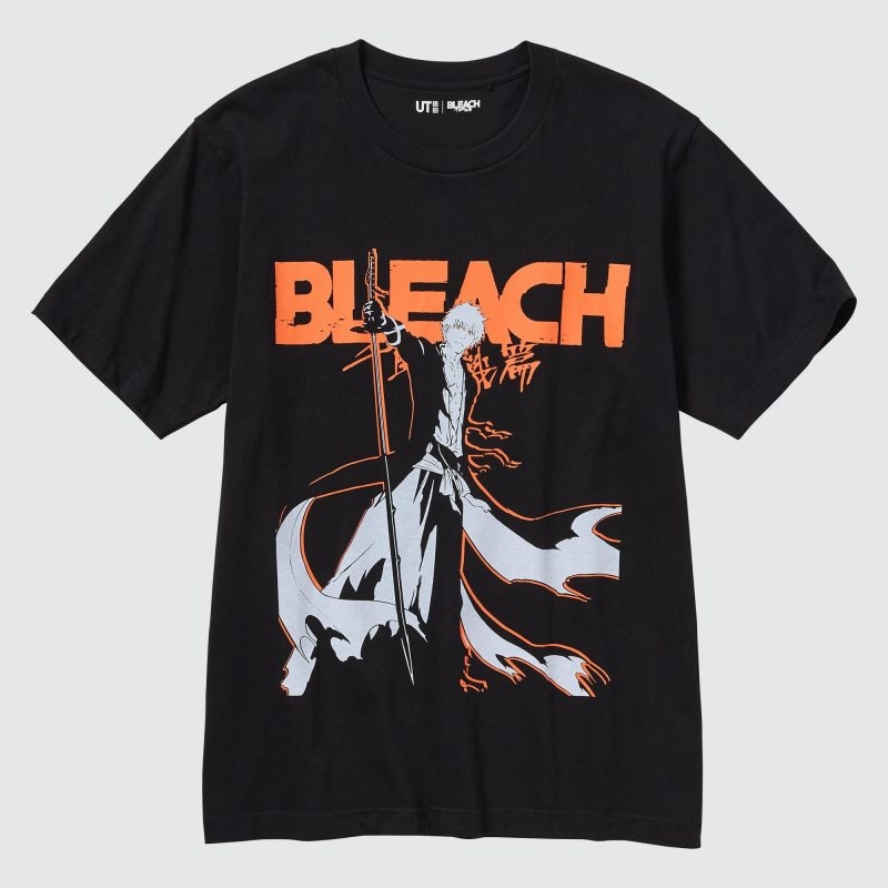 Uniqlo Bleach: Thousand-year Blood War Ut Short-sleeve Graphic メンズ Tシャツ 黒 | 4374373