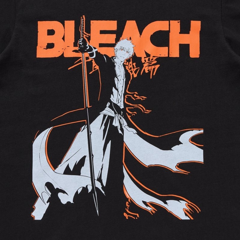 Uniqlo Bleach: Thousand-year Blood War Ut Short-sleeve Graphic メンズ Tシャツ 黒 | 4374373