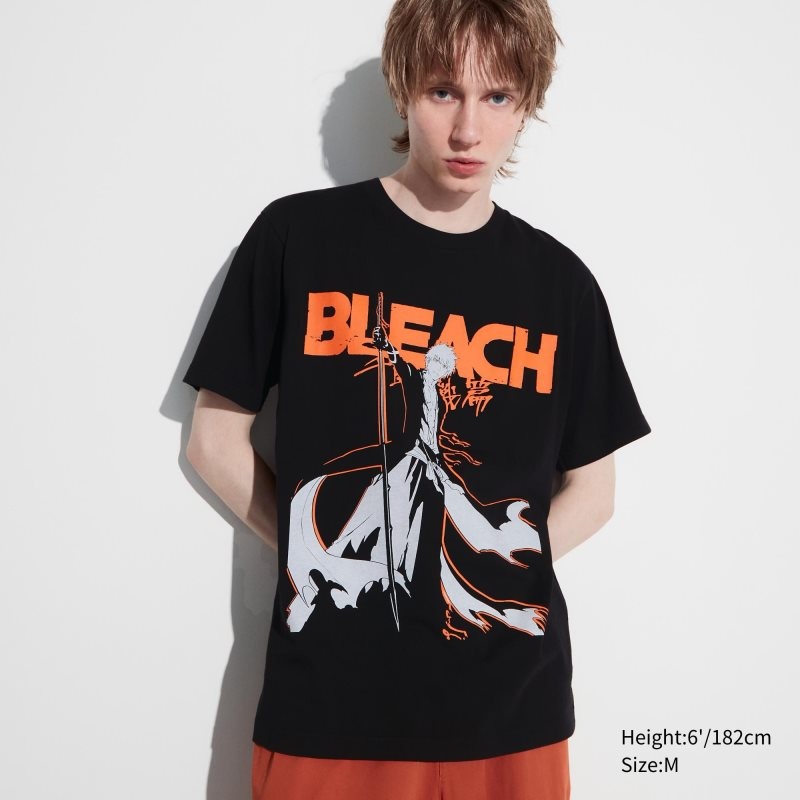 Uniqlo Bleach: Thousand-year Blood War Ut Short-sleeve Graphic メンズ Tシャツ 黒 | 4374373