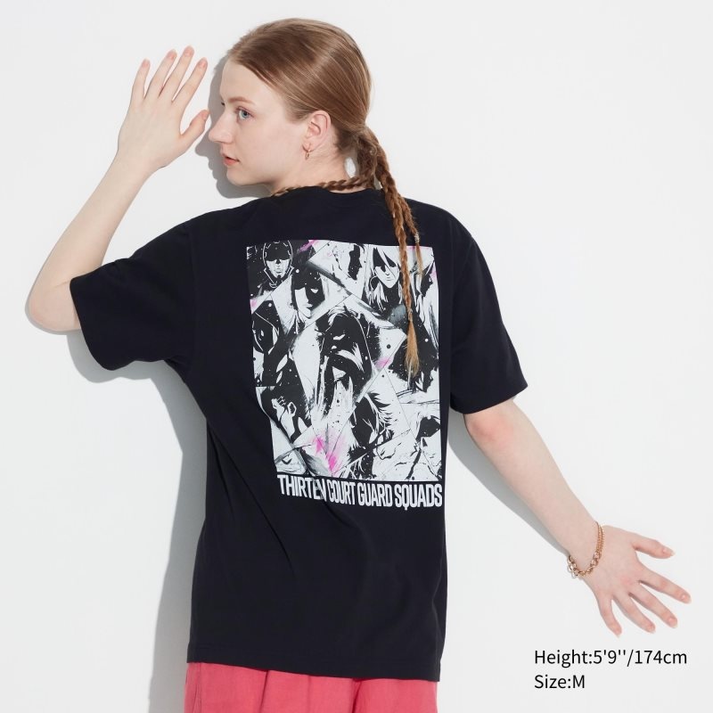 Uniqlo Bleach: Thousand-year Blood War Ut Short-sleeve Graphic メンズ Tシャツ 黒 | 100612