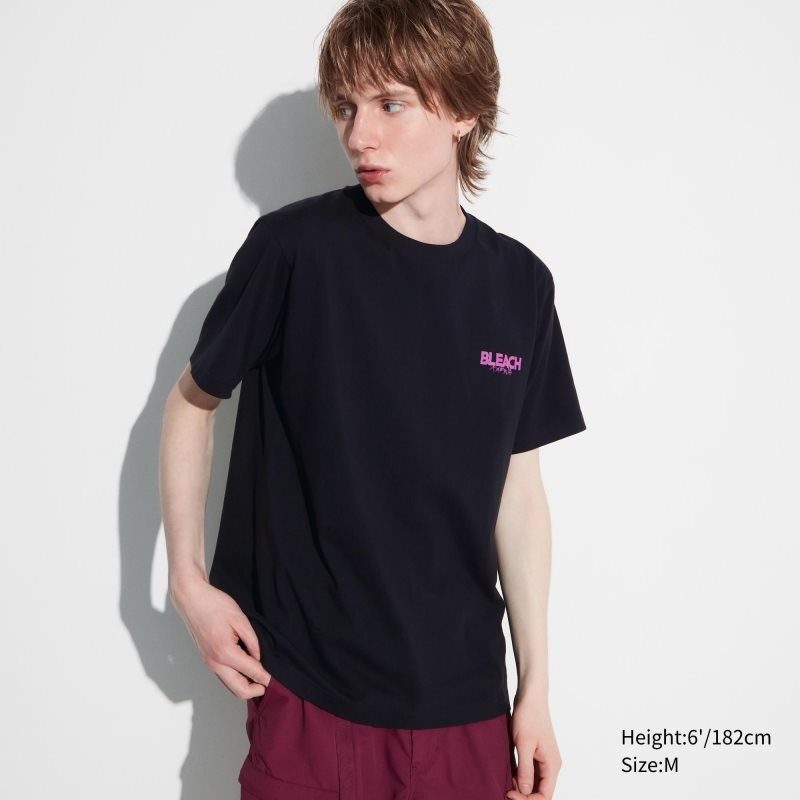 Uniqlo Bleach: Thousand-year Blood War Ut Short-sleeve Graphic メンズ Tシャツ 黒 | 100612