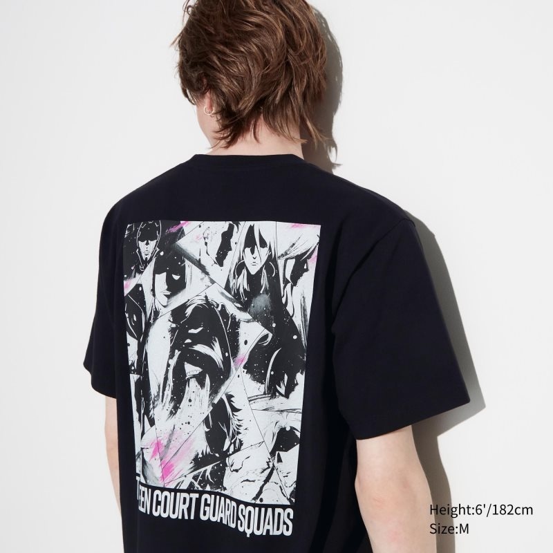 Uniqlo Bleach: Thousand-year Blood War Ut Short-sleeve Graphic メンズ Tシャツ 黒 | 100612