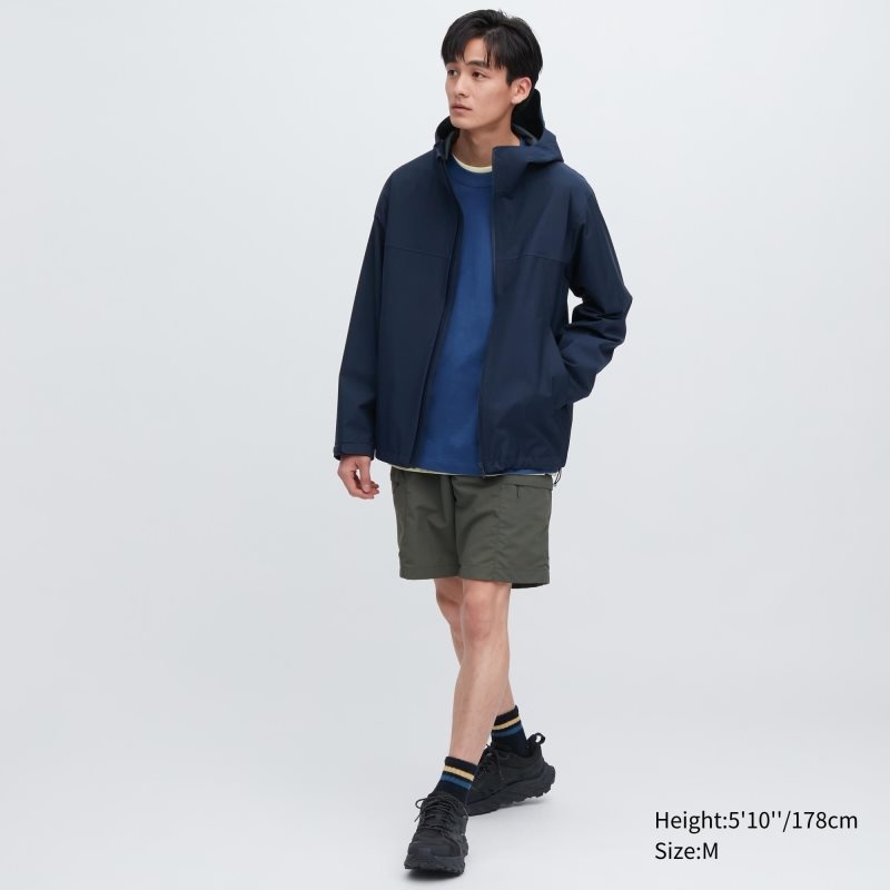 Uniqlo Blocktech 3d Cut メンズ パーカージャケット オリーブ | 2600869