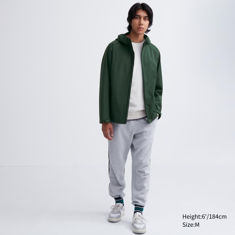 Uniqlo Blocktech 3d Cut メンズ パーカージャケット オリーブ | 2600869