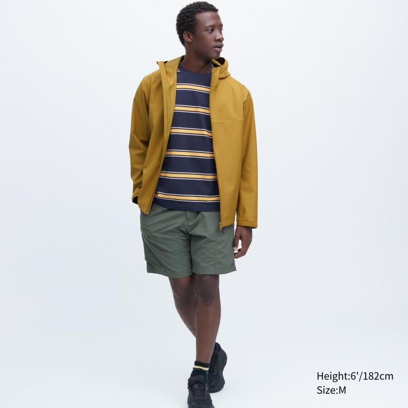 Uniqlo Blocktech 3d Cut メンズ パーカージャケット 黄色 | 6352670