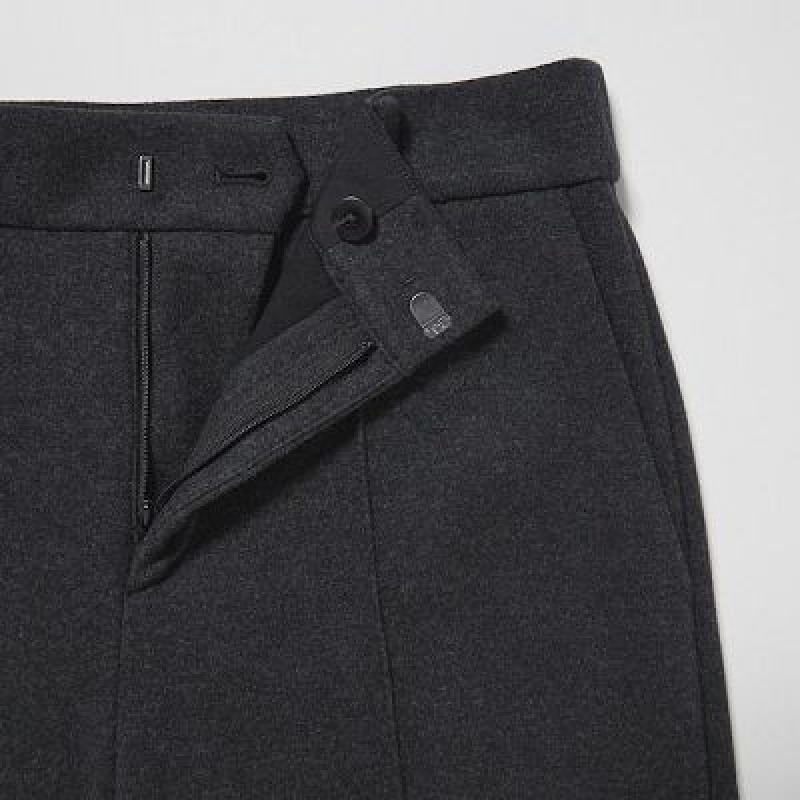 Uniqlo Brushed Jersey Cropped レディース パンツ グレー | 425675