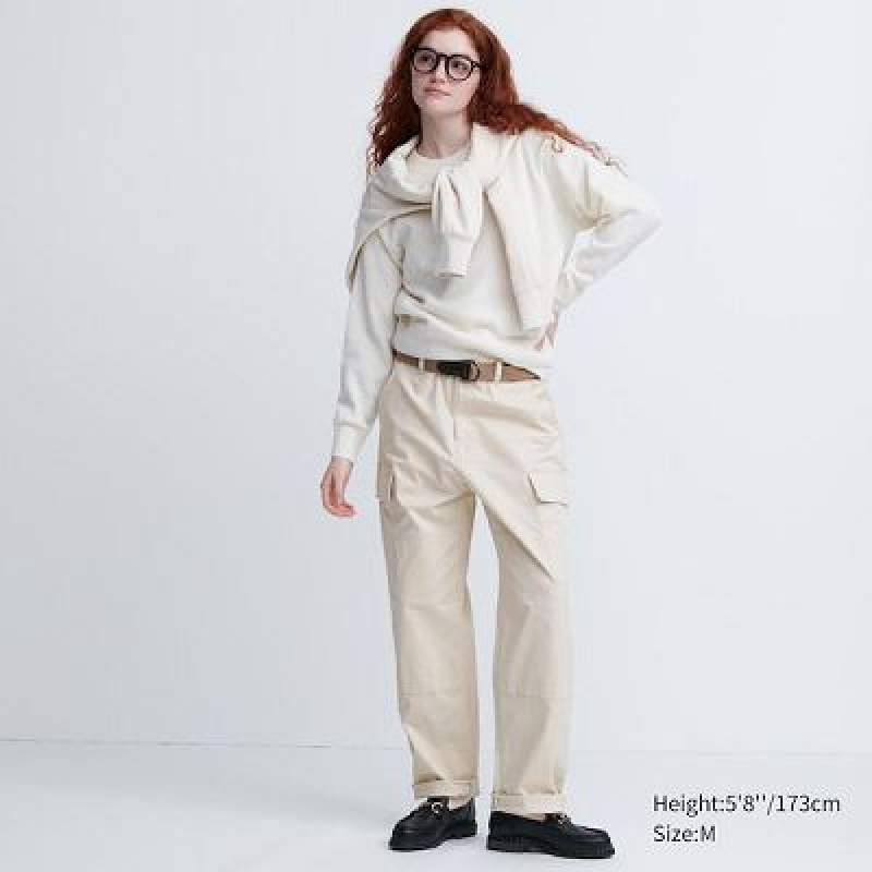 Uniqlo Cargo レディース パンツ 白 | 4514449