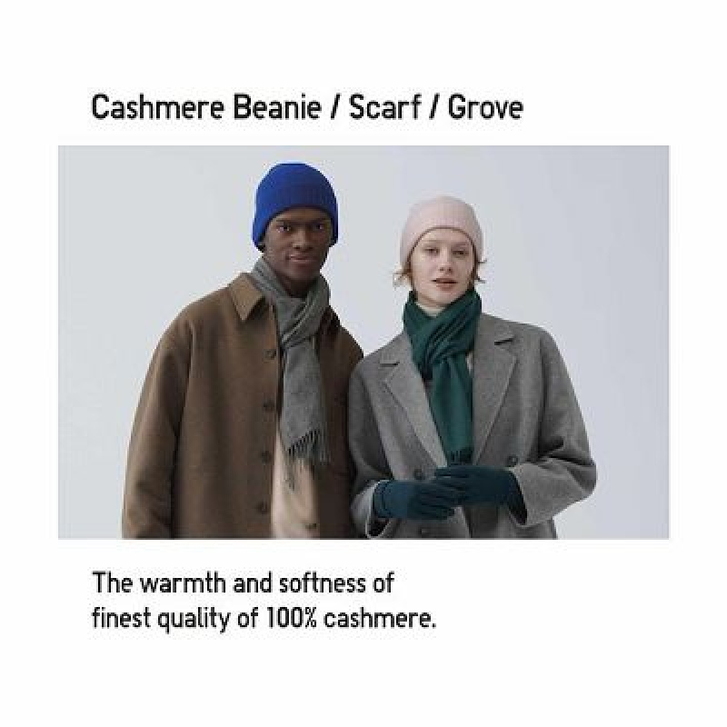 Uniqlo Cashmere Knitted レディース ビーニー ベージュ | 1142676