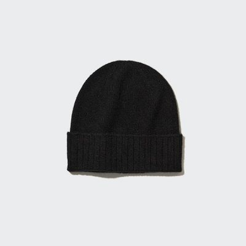 Uniqlo Cashmere Knitted レディース ビーニー 黒 | 5178444