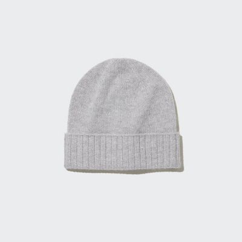 Uniqlo Cashmere Knitted レディース ビーニー グレー | 5985076
