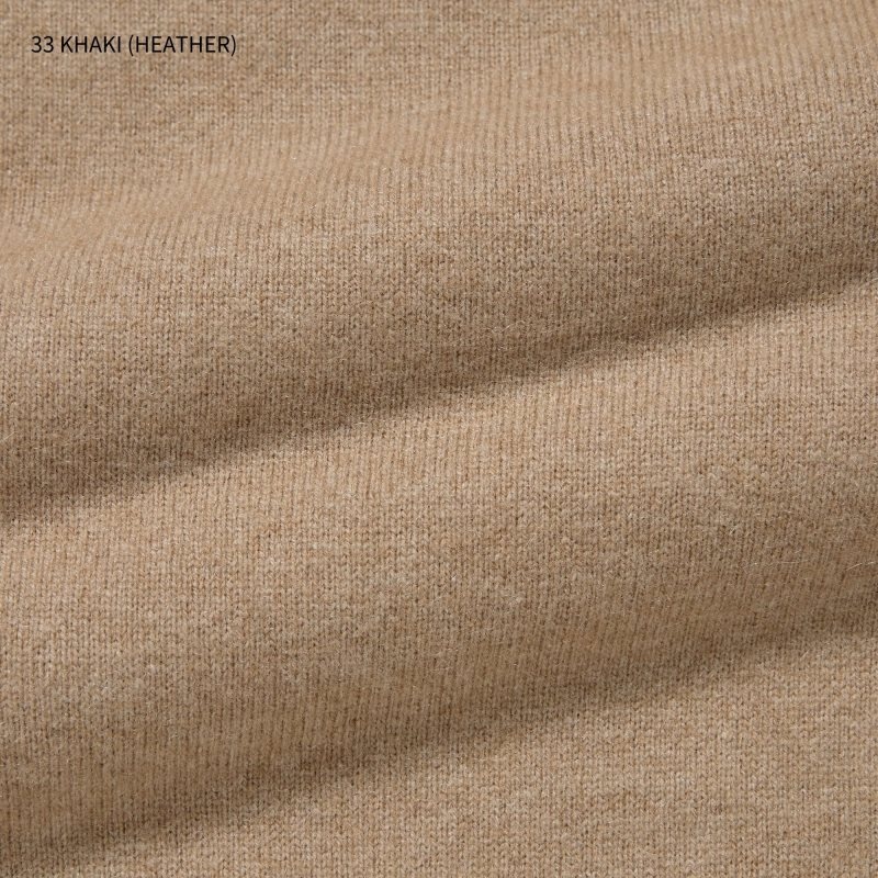Uniqlo Cashmere Turtleneck Long-sleeve メンズ セーター カーキ | 5924843