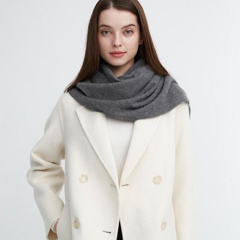 Uniqlo Cashmere レディース スカーフ グレー | 2717619