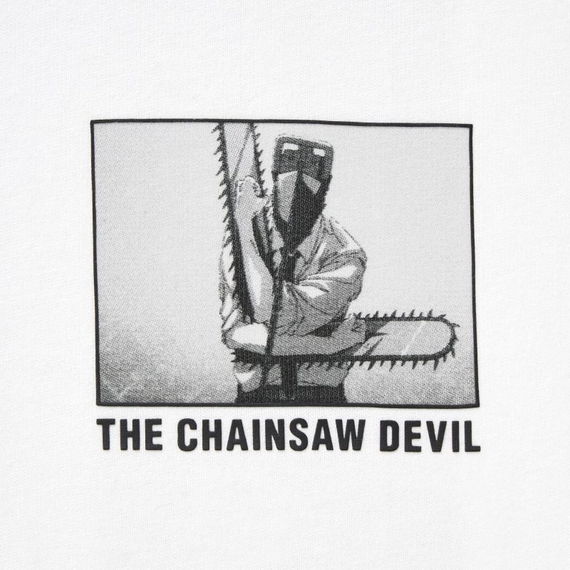 Uniqlo Chainsaw Man × Kosuke Kawamura Short Sleeve Ut Oversized メンズ Tシャツ 白 | 3310935