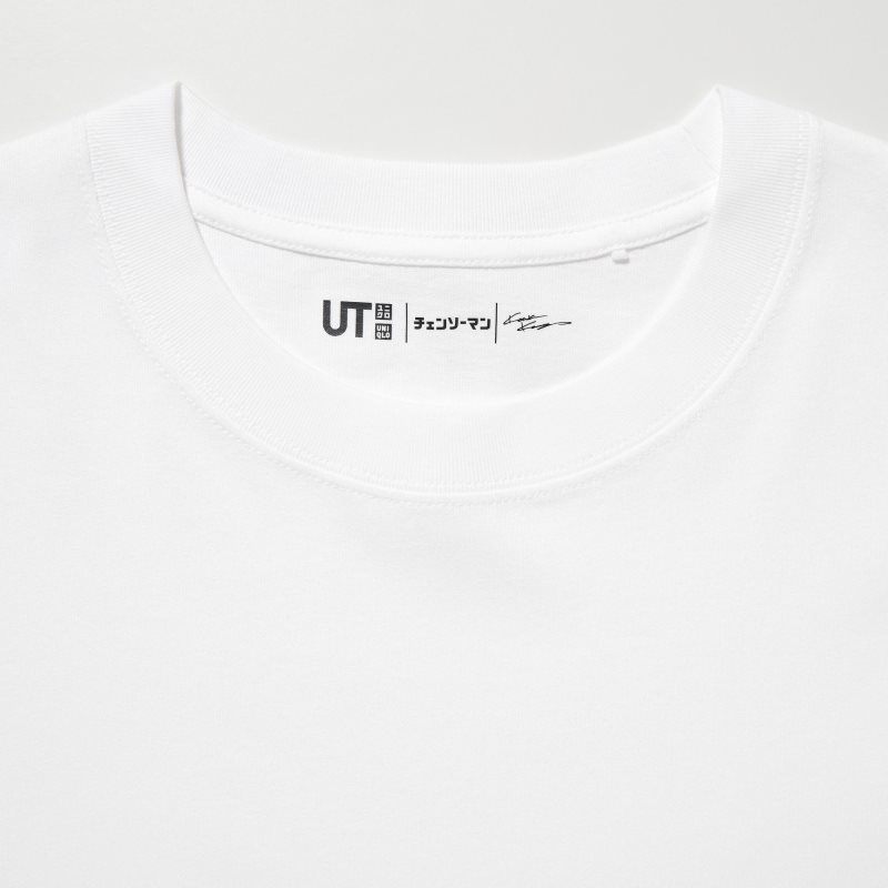 Uniqlo Chainsaw Man × Kosuke Kawamura Ut Long-sleeve Graphic メンズ Tシャツ 白 | 6649713