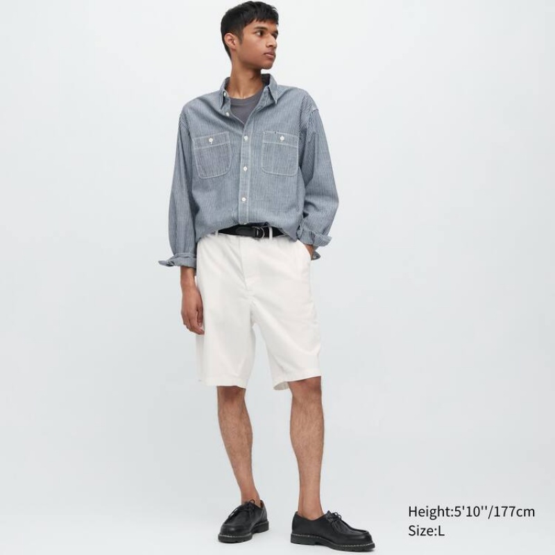Uniqlo Chino メンズ ショートパンツ 白 | 6034989