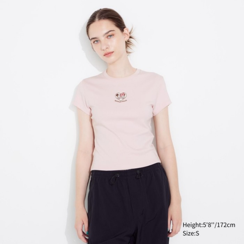 Uniqlo Collection UT Short-Sleeve レディース Tシャツ ピンク | 4670857