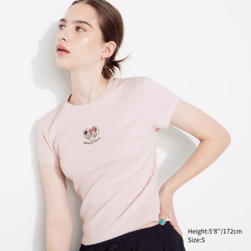 Uniqlo Collection UT Short-Sleeve レディース Tシャツ ピンク | 4670857