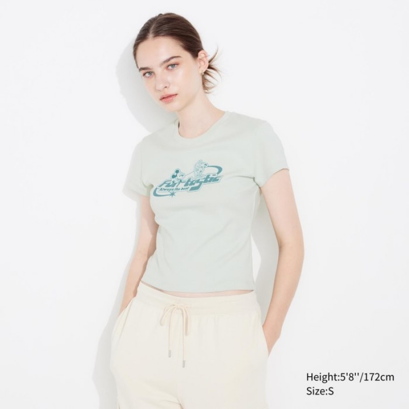 Uniqlo Collection UT Short-Sleeve レディース Tシャツ 緑 | 5855192