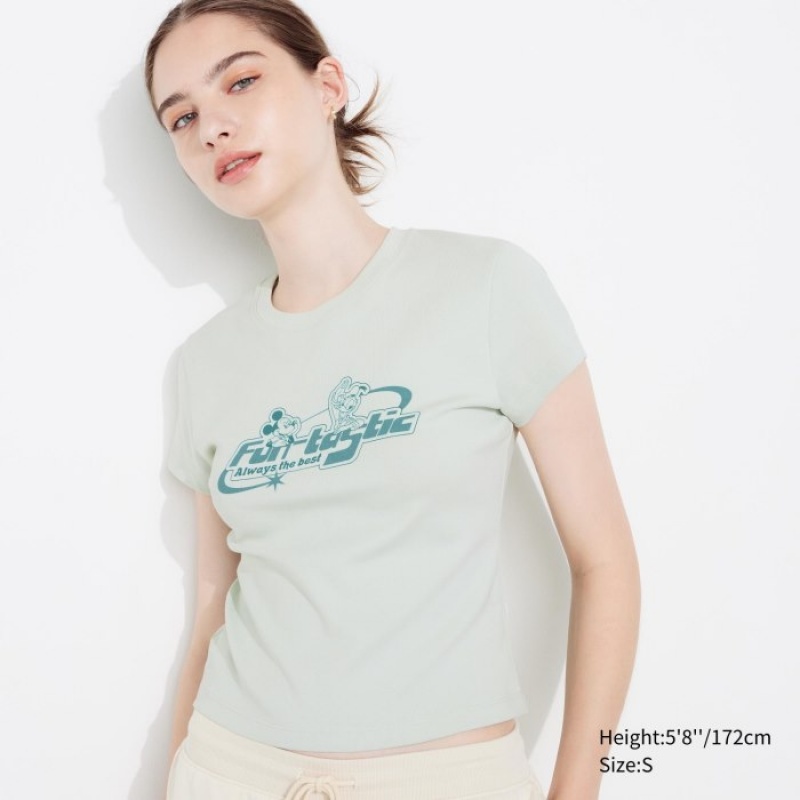 Uniqlo Collection UT Short-Sleeve レディース Tシャツ 緑 | 5855192