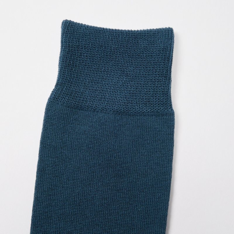 Uniqlo Color Block メンズ ソックス 青 | 9493684