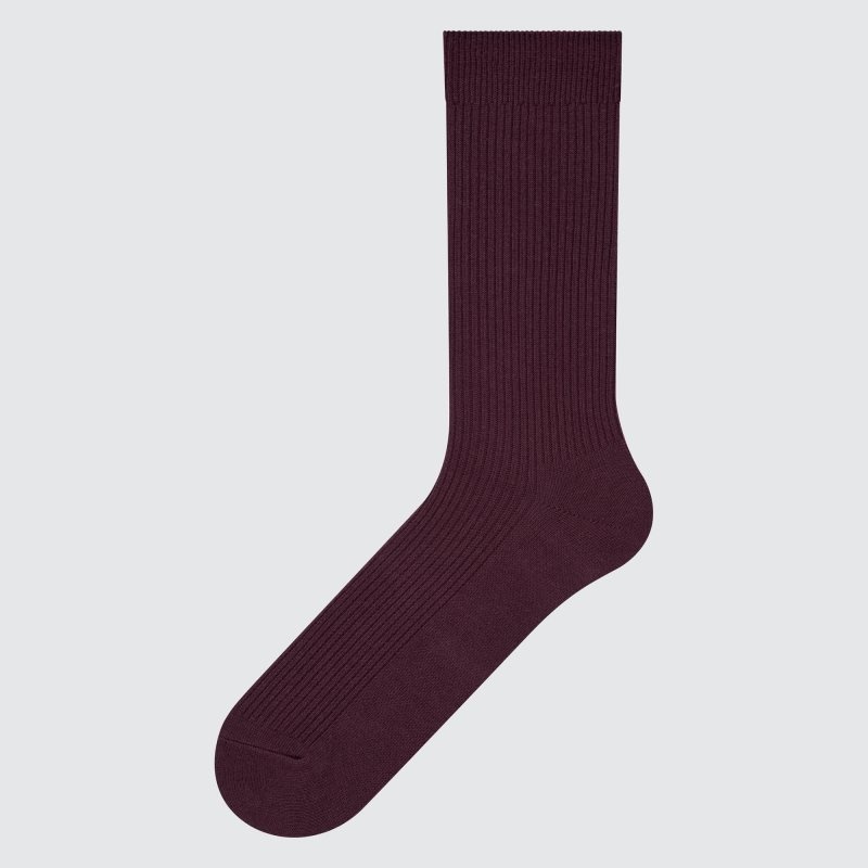 Uniqlo Colorful 50 メンズ ソックス 赤 | 8735704