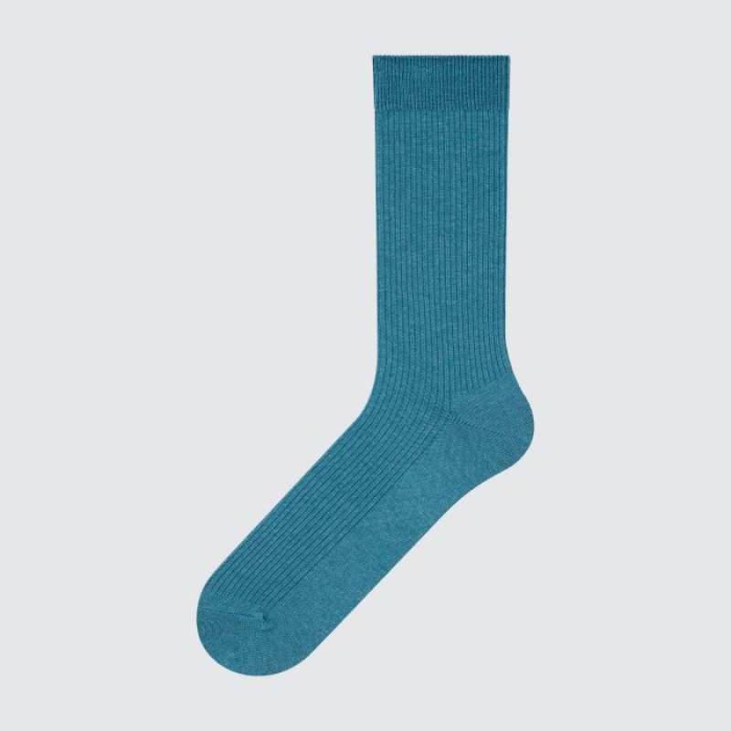 Uniqlo Colorful 50 レディース ソックス 青 | 9414483